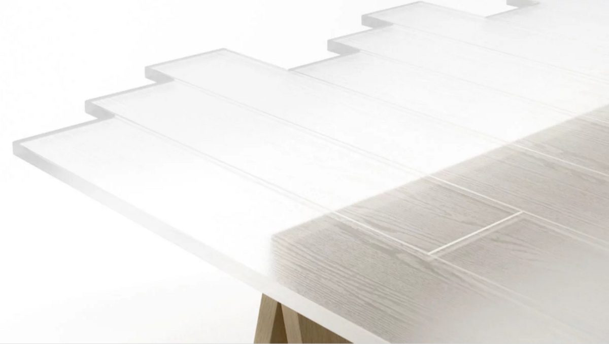 La madera transparente